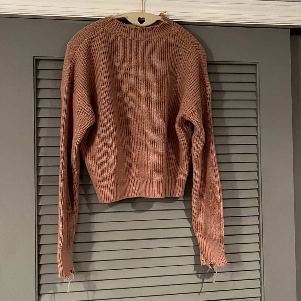 Shein Ripped Sweater